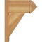 Ekena Millwork Traditional Rough Sawn Arts and Crafts Outlooker, Western Red Cedar, 8"W x 16"D x 20"H OUT08X16X20TRA03RWR - alternate 4